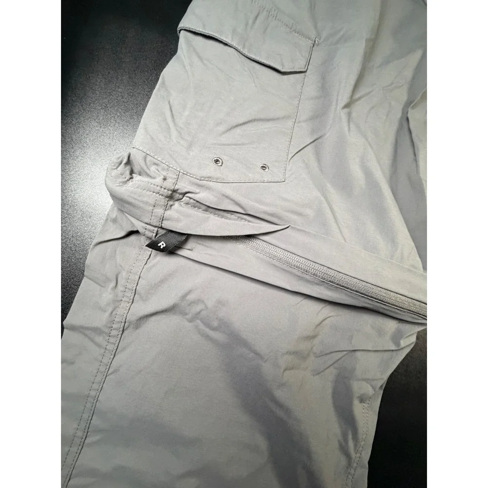 Magellan Outdoors Fish Gear Mens 3XL Gray Convertible‎ Cargo Pants Water Rep. K1